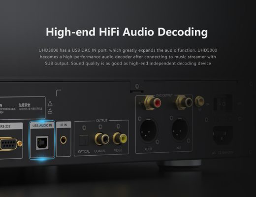 Zidoo UHD5000 USB and XLR DAC